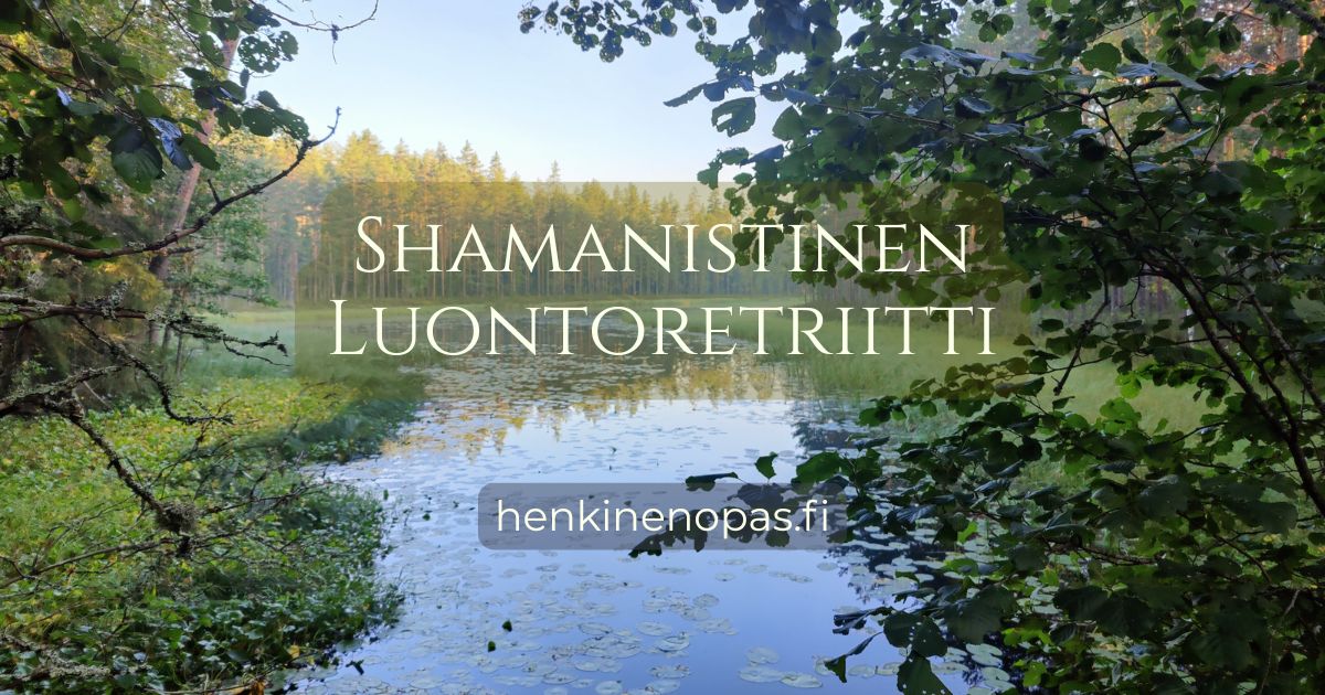 Shamanistinen luontoretriitti Evon metsässä, ihmisiä luonnossa