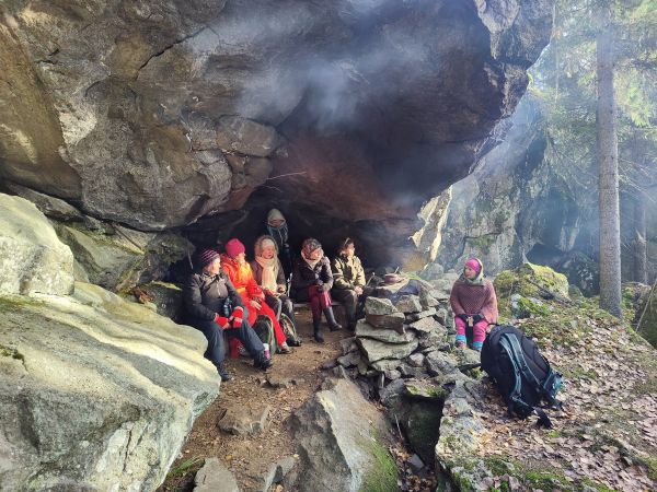 Shamanistinen luontoretriitti Evon luolia